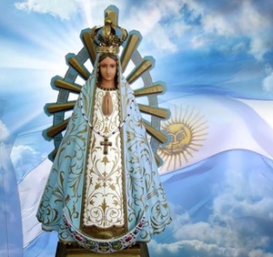 Virgen de Luján abanderada (ft img)