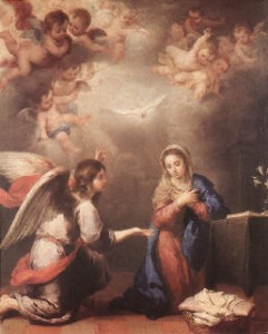 Annciación del ángel a María
