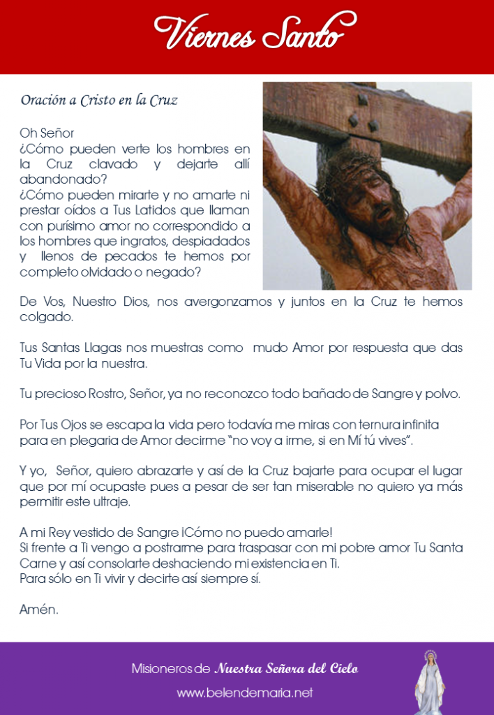 Devocionario de Semana Santa | Reina del Cielo