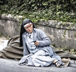 Monja superviviente terremoto de Italia (ft img)