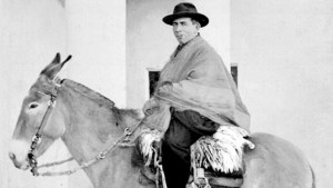 Cura Brochero sobre la mula