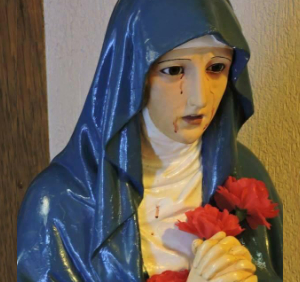 Imagen de la Virgen que llora (ft img)
