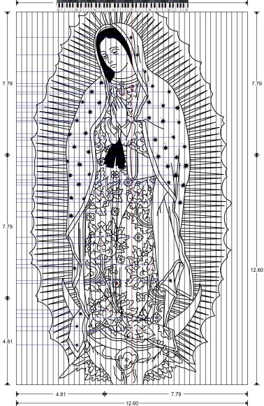 Virgen de Guadalupe - notas musicales