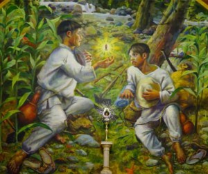 Mural Virgen de Suyapa