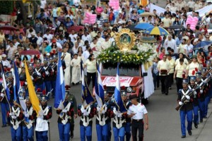 procesión Virgen de Suyapa