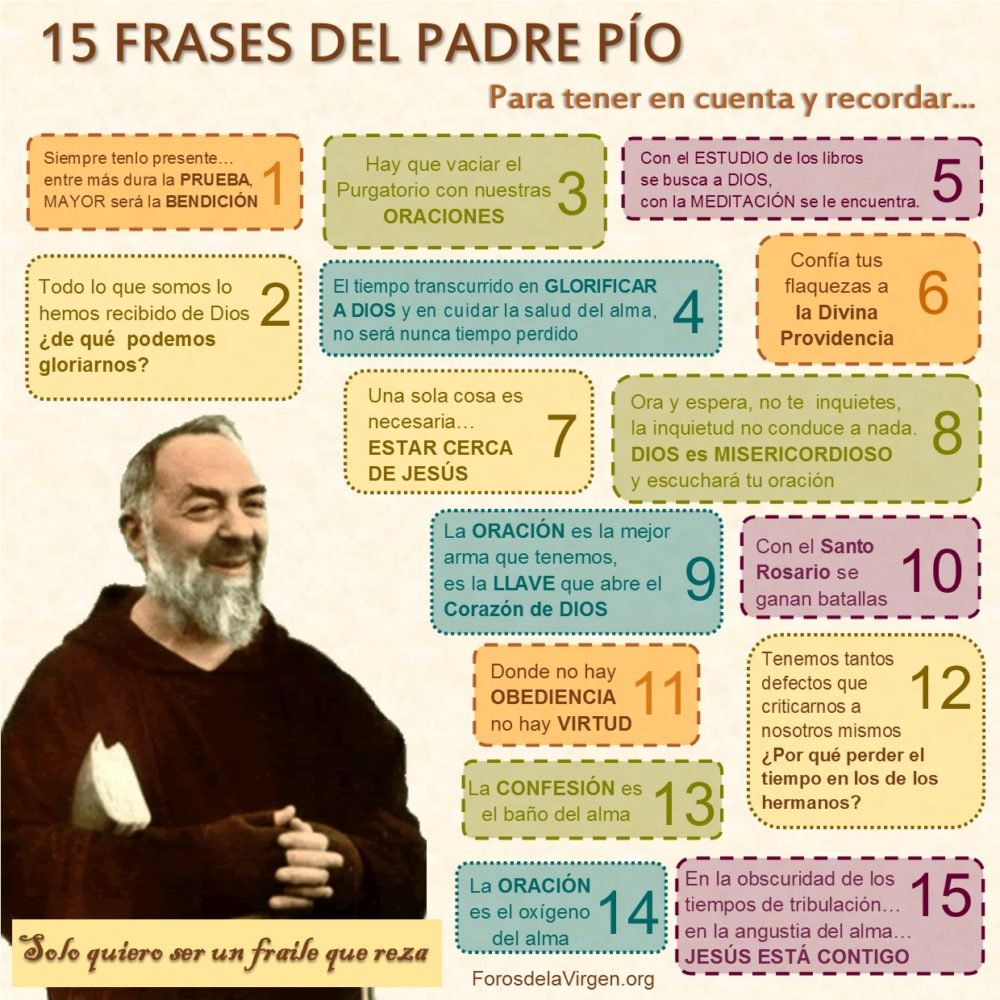 Frases del Padre Pio