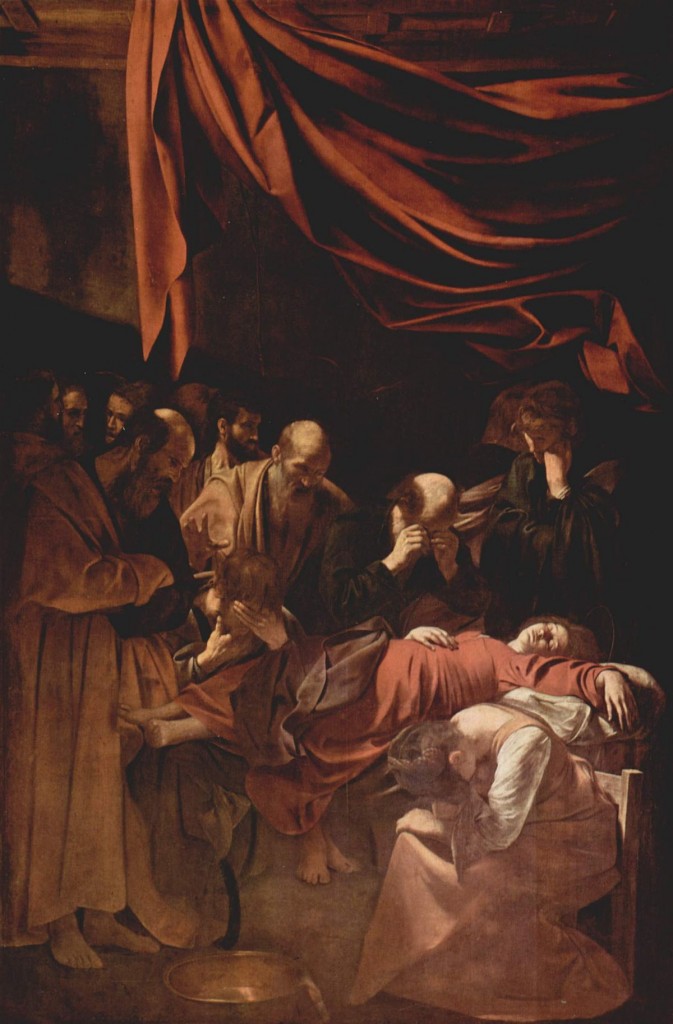 Muerte de la Virgen de Caravaggio