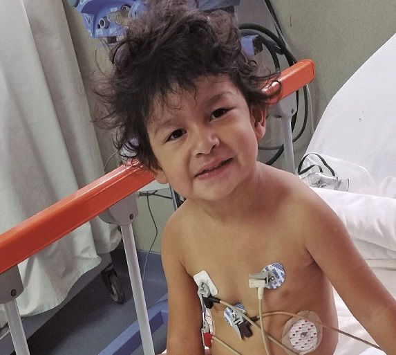 Alejandra Junco en el hospital